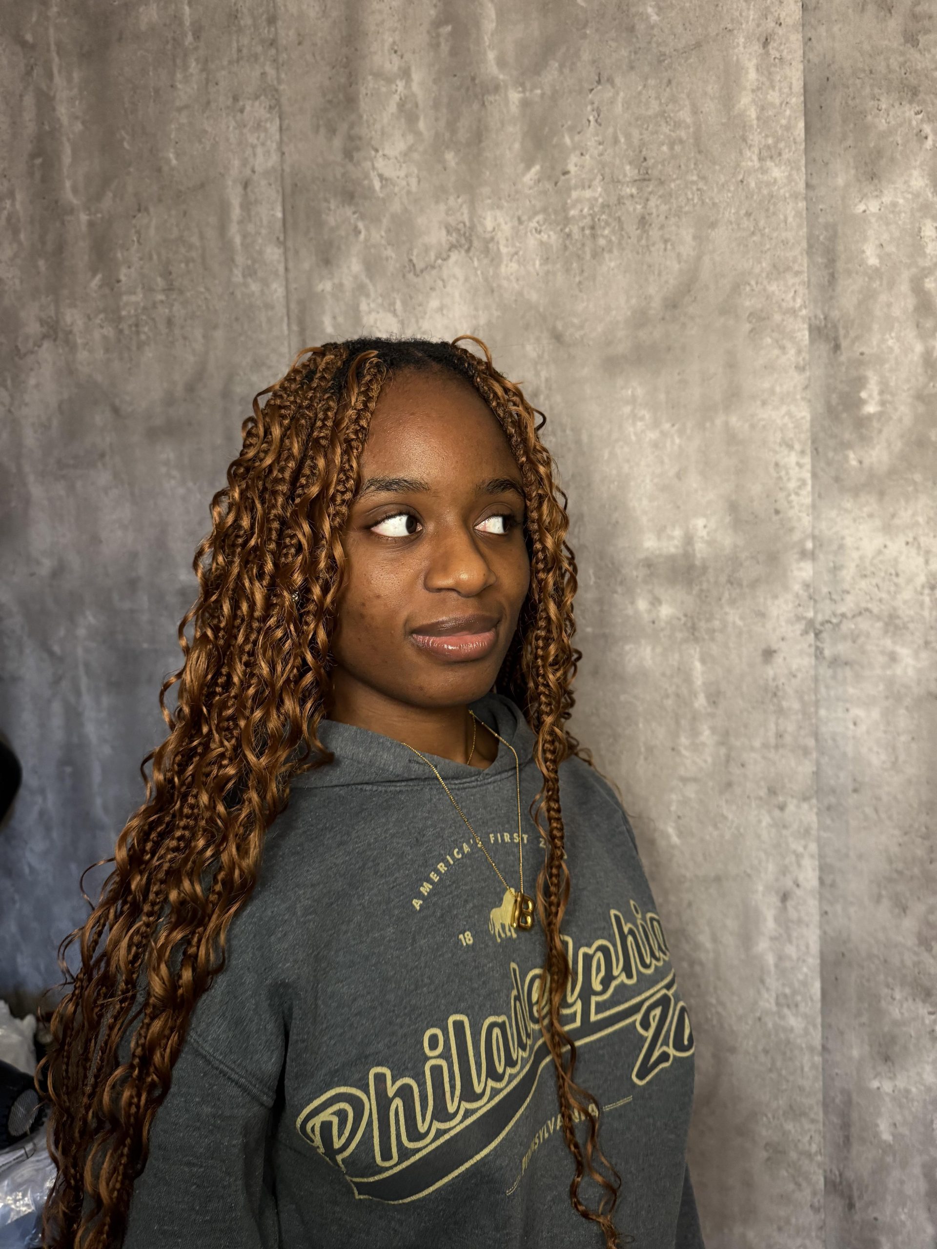 Waist-Length Honey Brown Locs — Boho Locs