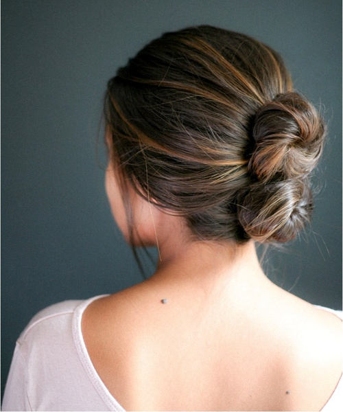Low Twisted Updo With Dimension Low Twisted Updo With Dimension — Easy Updos