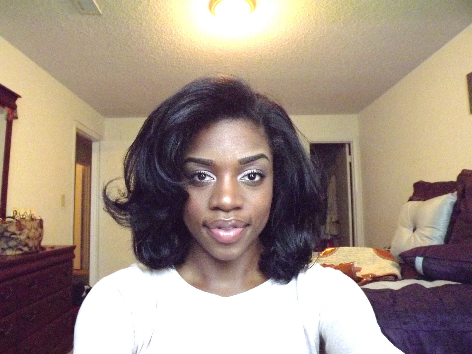 Black Bob With Voluminous Curls Black Bob With Voluminous Curls — Roller Set Hairstyles