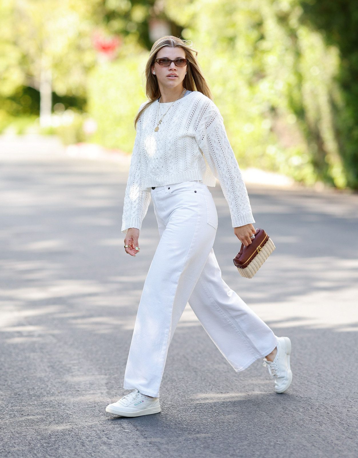 Monochromatic White Knit Set for a Chic Spring Look Monochromatic White Knit Set for a Chic Spring Look — Los Angeles Outfits