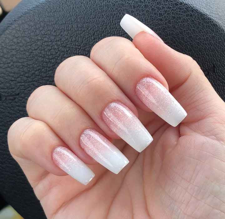 Long Coffin Glitter Gradient Nails Long Coffin Glitter Gradient Nails — Photoshoot Nails
