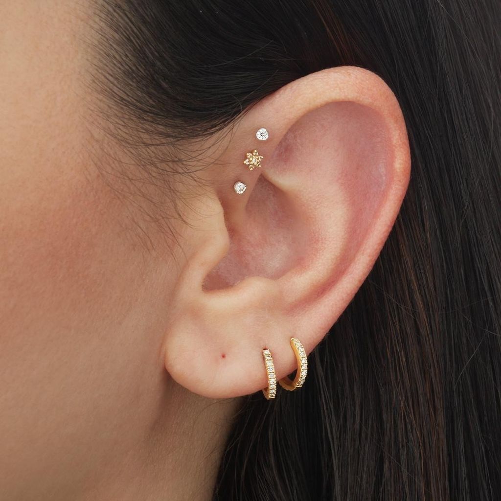 Minimalist Gold Hoops and Delicate Studs for Subtle Elegance Minimalist Gold Hoops and Delicate Studs for Subtle Elegance — Ear Piercing Ideas