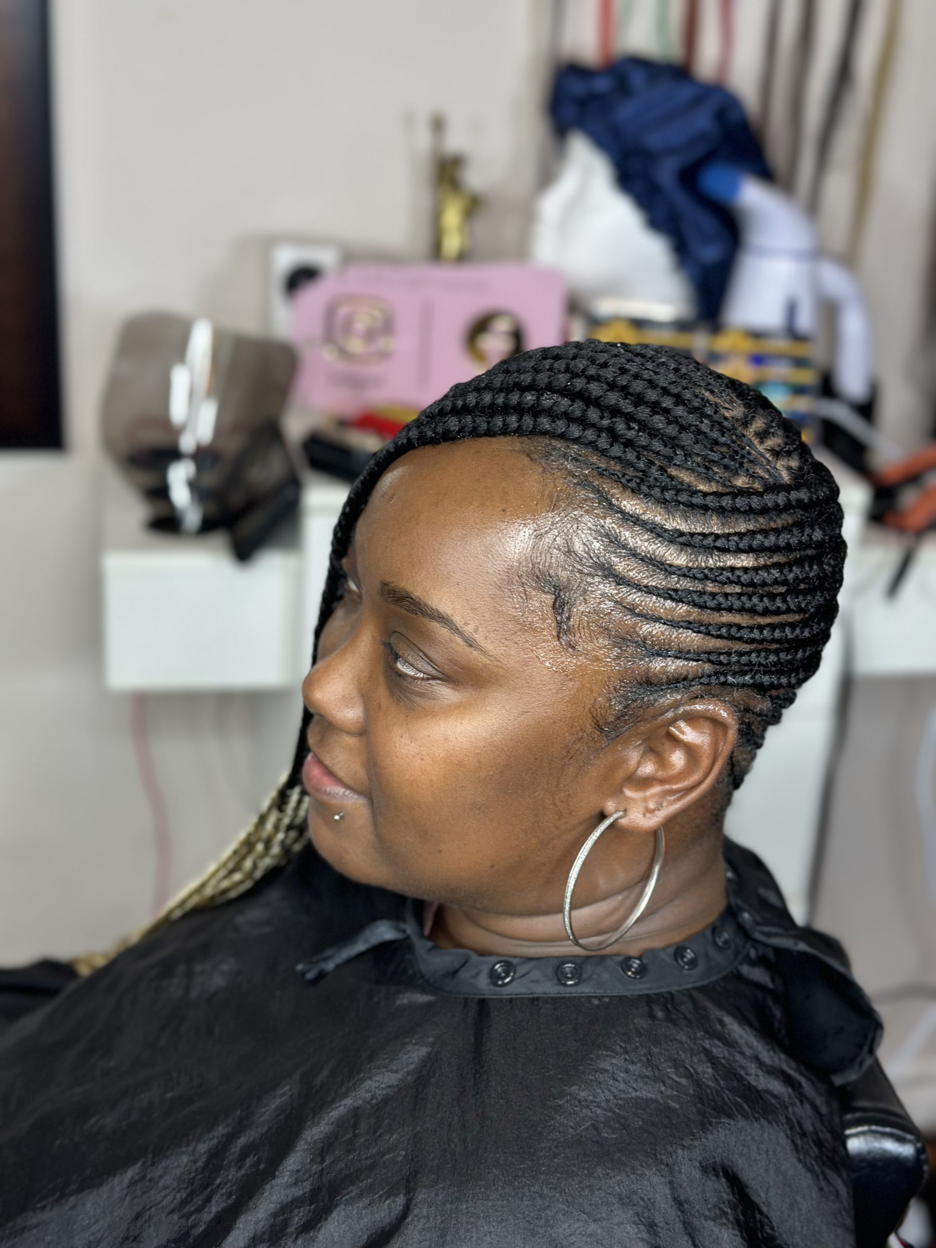 Geometric Feed-In Braids Pattern — Lemonade Braids