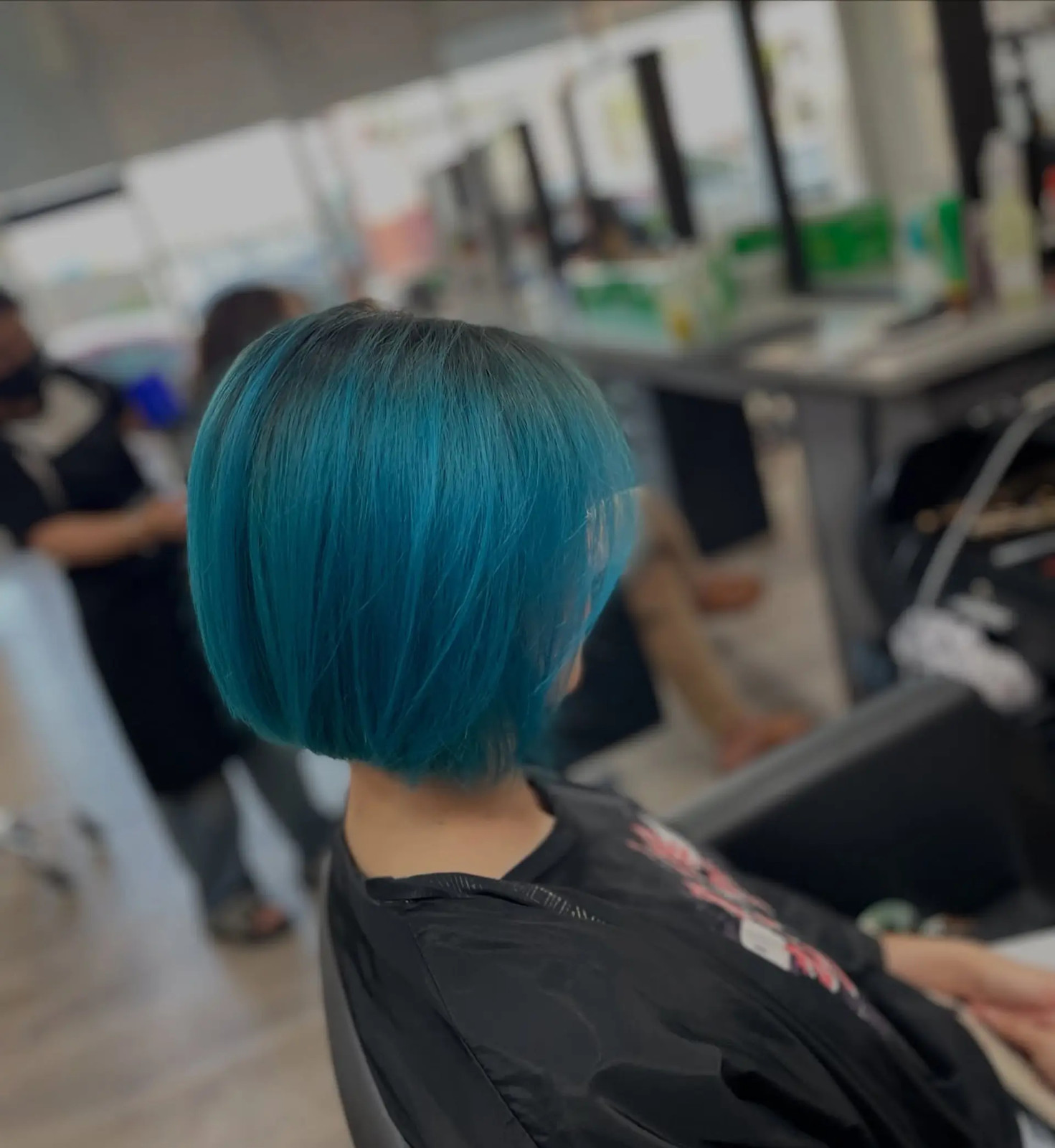 Chin Visual Idea Chin Visual Idea — Teal Hair