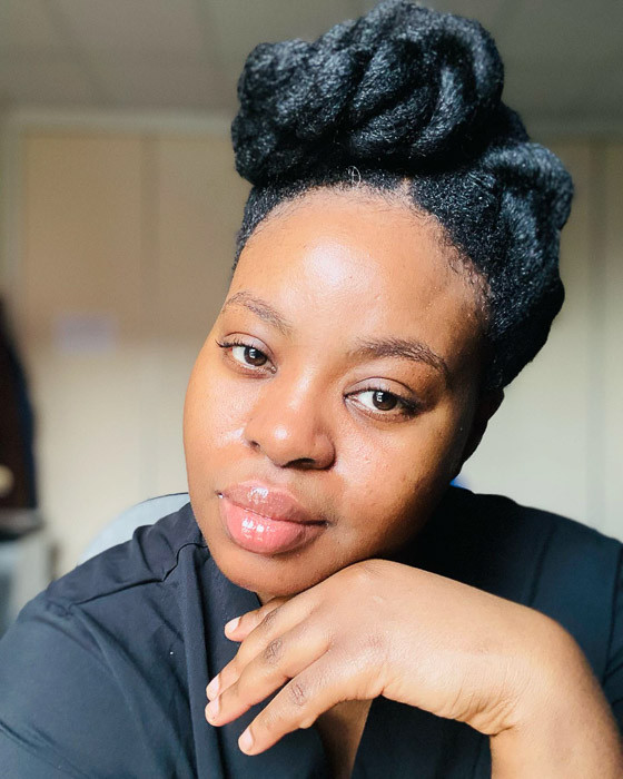 Slicked Coiled Bun Updo — Low Puff