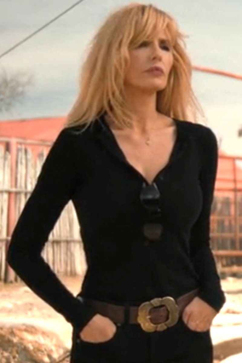 Ribbed Knit Top with Ornate Belt — Ranch Outfits