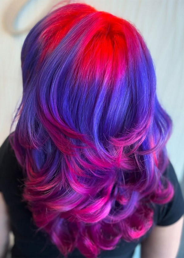 Back View Visual Idea — Ombre Hair