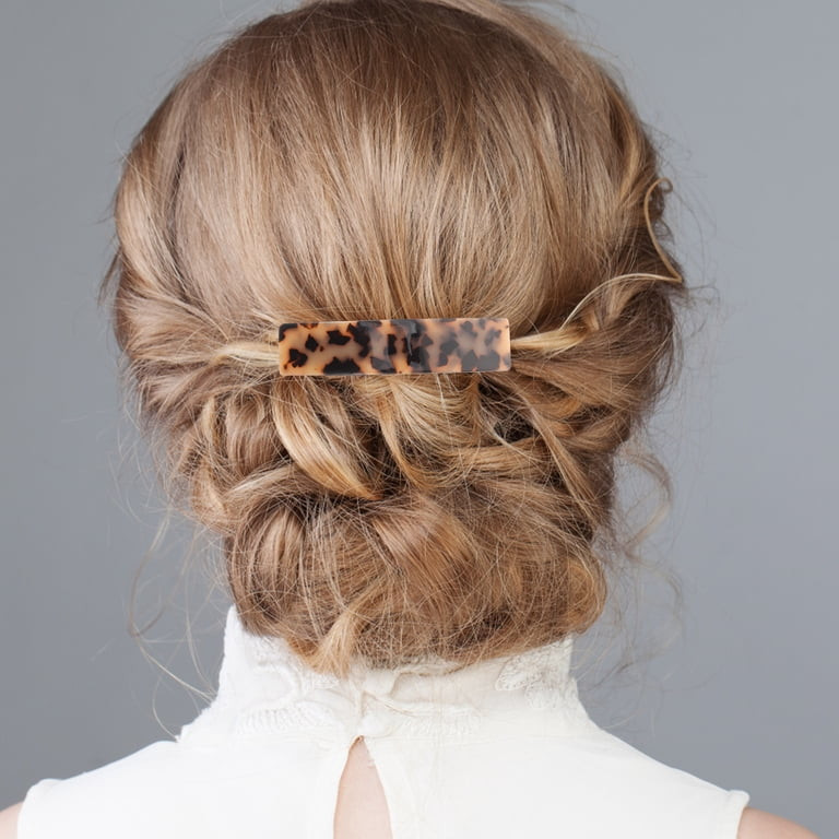 Visual Idea — Barrette Hairstyles