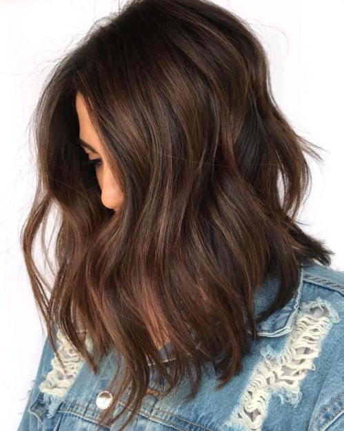 Middle Visual Idea Middle Visual Idea — Chocolate Brown Hair