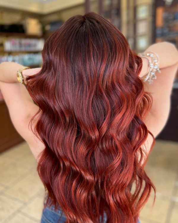 Visual Idea — Ruby Red Hair