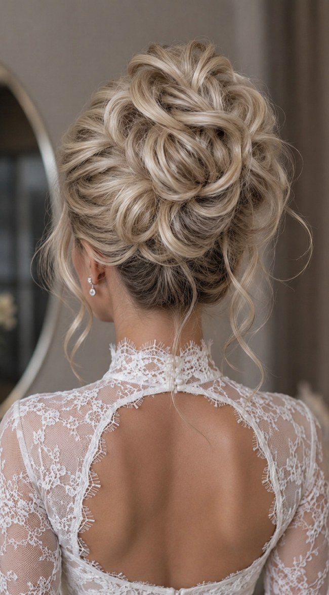 Intricate Twisted High Updo — Wedding Updos