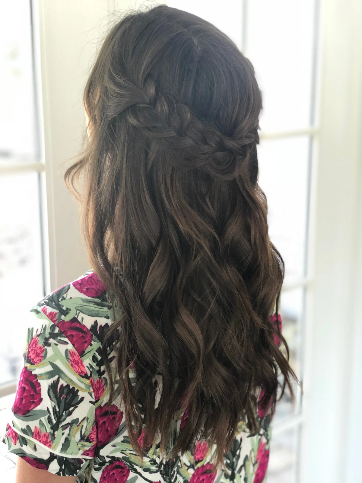 Layers Visual Idea Layers Visual Idea — Half Up Half Down with Braids