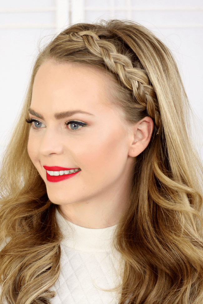 Shoulder Length Visual Idea — Headband Hairstyles