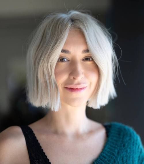 Platinum Blonde Visual Idea Platinum Blonde Visual Idea — Bob Haircuts