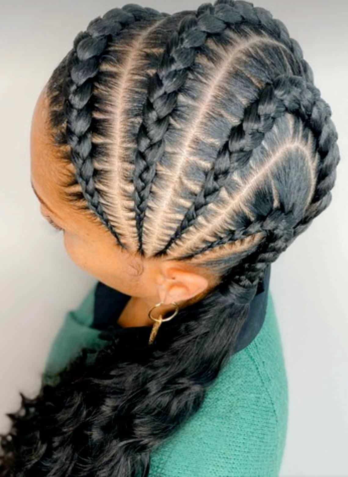 Fine Stitch Braids with Wavy Ends — Braid Patterns