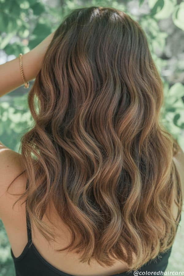 Back View Visual Idea Back View Visual Idea — Caramel Highlights