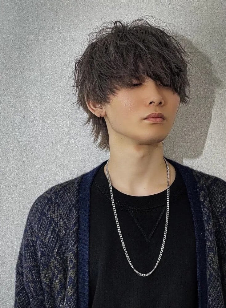 Just Above The Shoulders Visual Idea Just Above The Shoulders Visual Idea — Wolf Cut Men