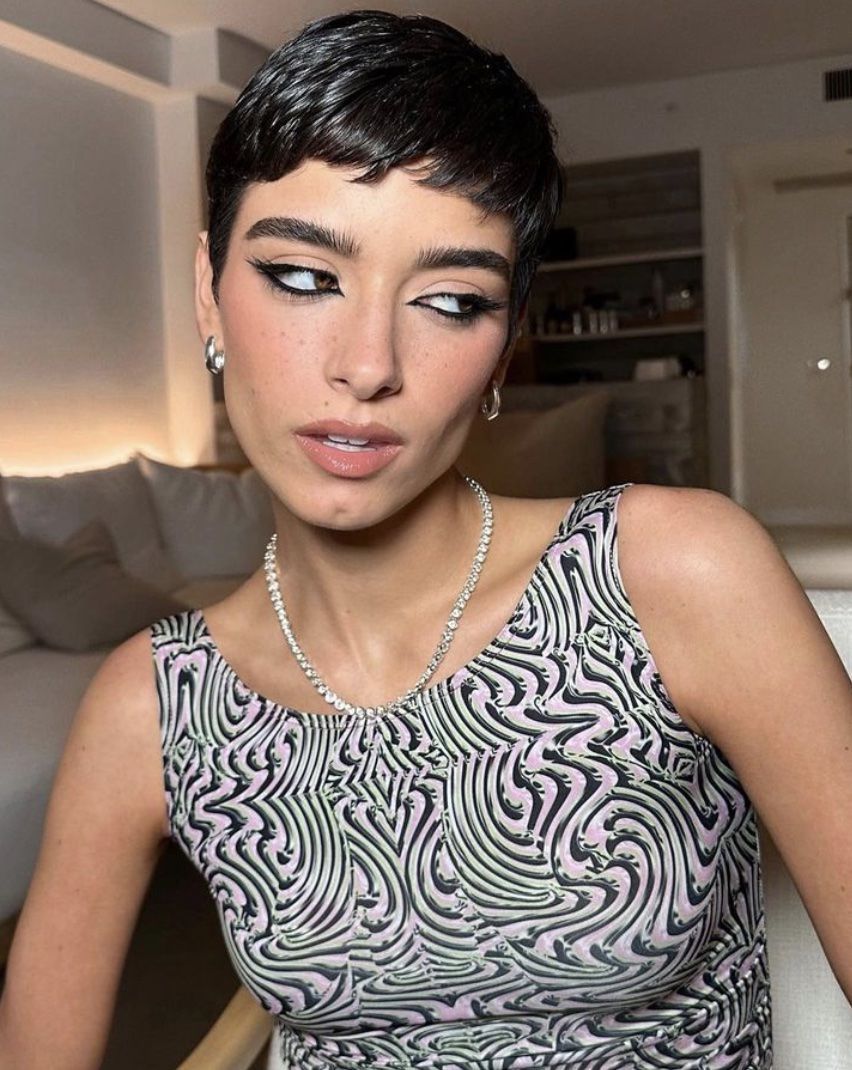 Short Piecey Bangs Visual Idea Short Piecey Bangs Visual Idea — Pixie with Bangs