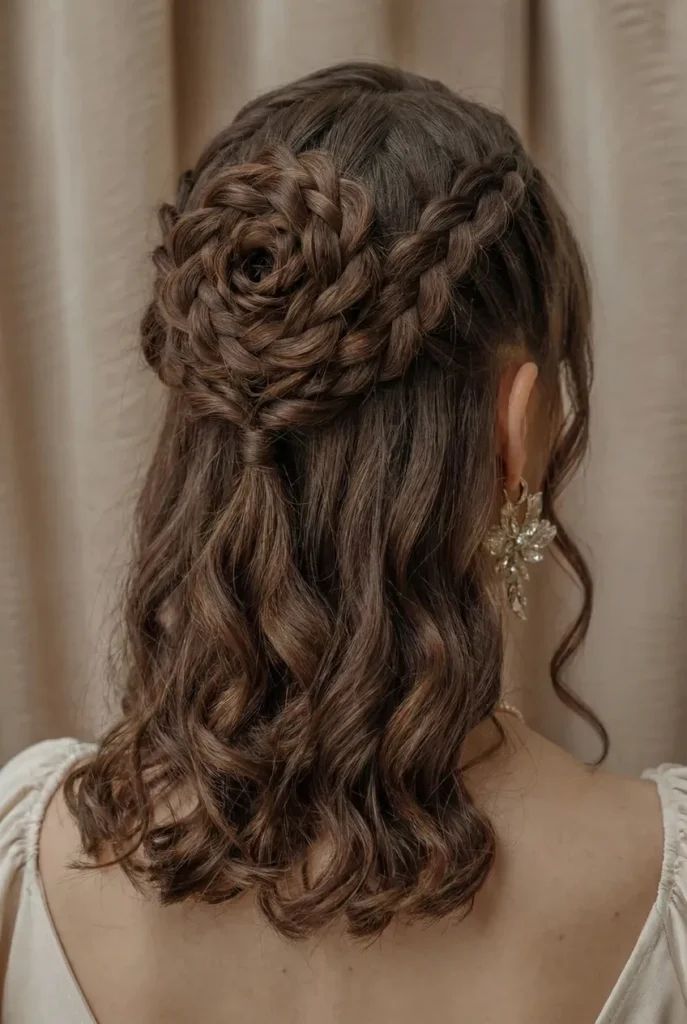 Collarbone Visual Idea — Prom Hair Down