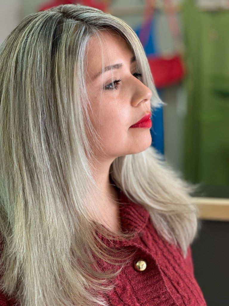 Ash Blonde With Platinum Highlights — Hair Color for Latinas