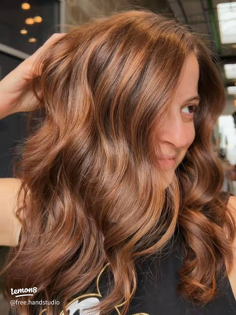 Shoulder Length Visual Idea Shoulder Length Visual Idea — Copper Brown Hair