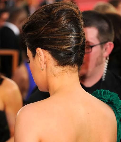 Sculpted Dark Brown Twisted Updo With Crown Volume Sculpted Dark Brown Twisted Updo With Crown Volume — Wedding Guest Hairstyles