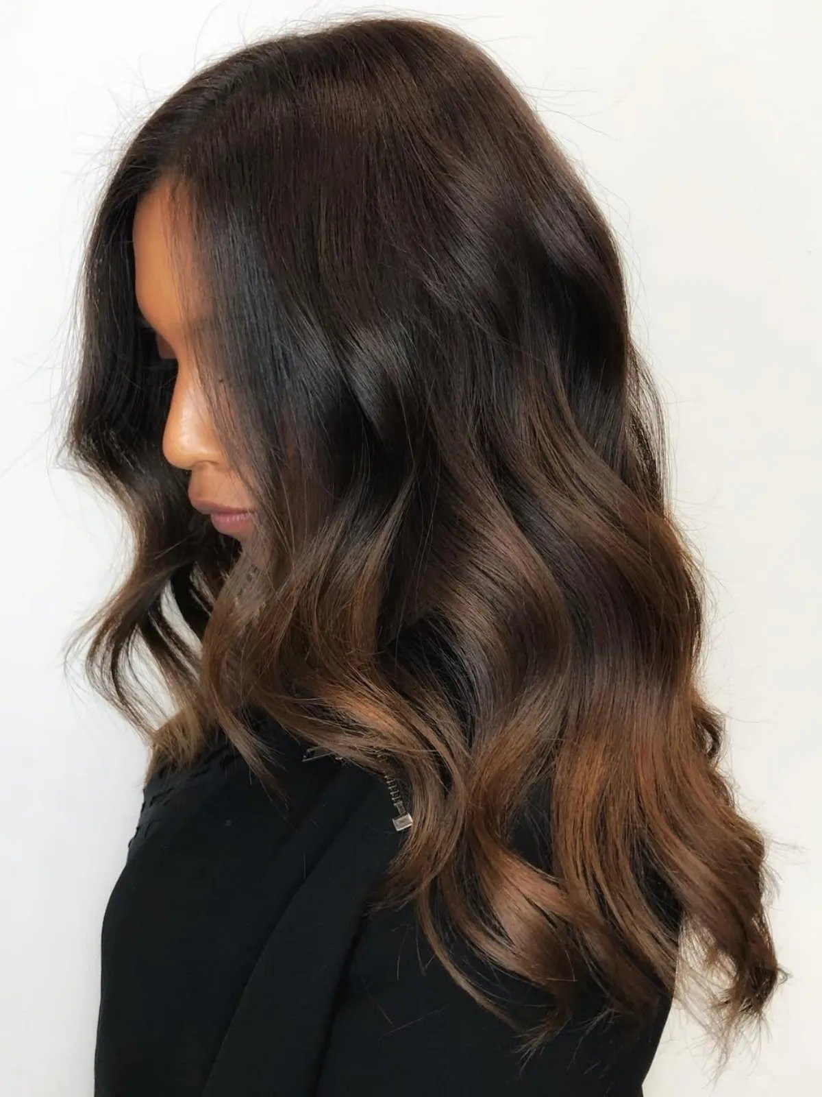 Long Layers Visual Idea — Warm Brown Hair