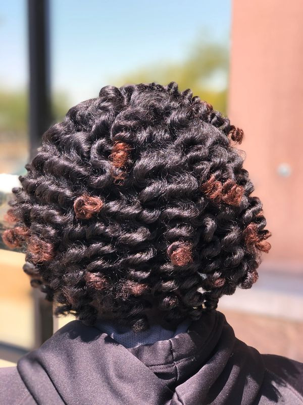 Shoulder Length Spiral Curls — Flexi Rod Set