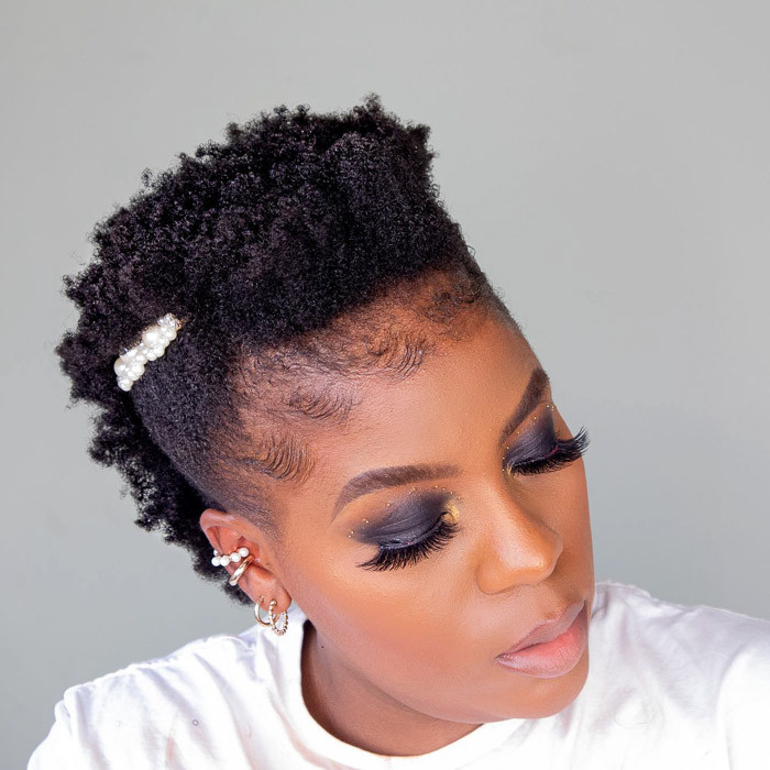 The Mohawk Puff The Mohawk Puff — Puff Hairstyles Natural Hair