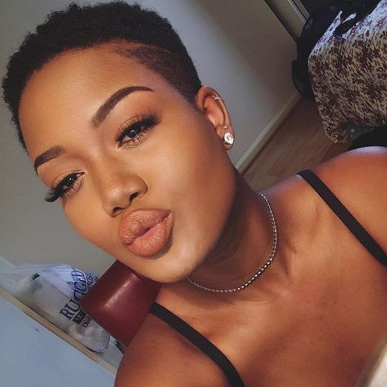 Clean Tapered Pixie with Textured Bangs — Tapered Cut for Black Women