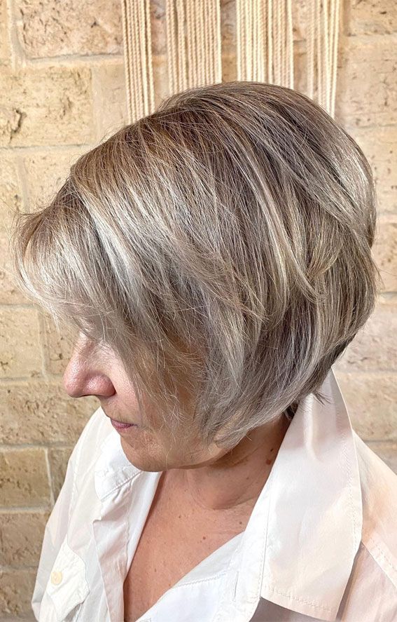 Ash Blonde With Lighter Highlights Visual Idea Ash Blonde With Lighter Highlights Visual Idea — Haircuts for Women Over 50