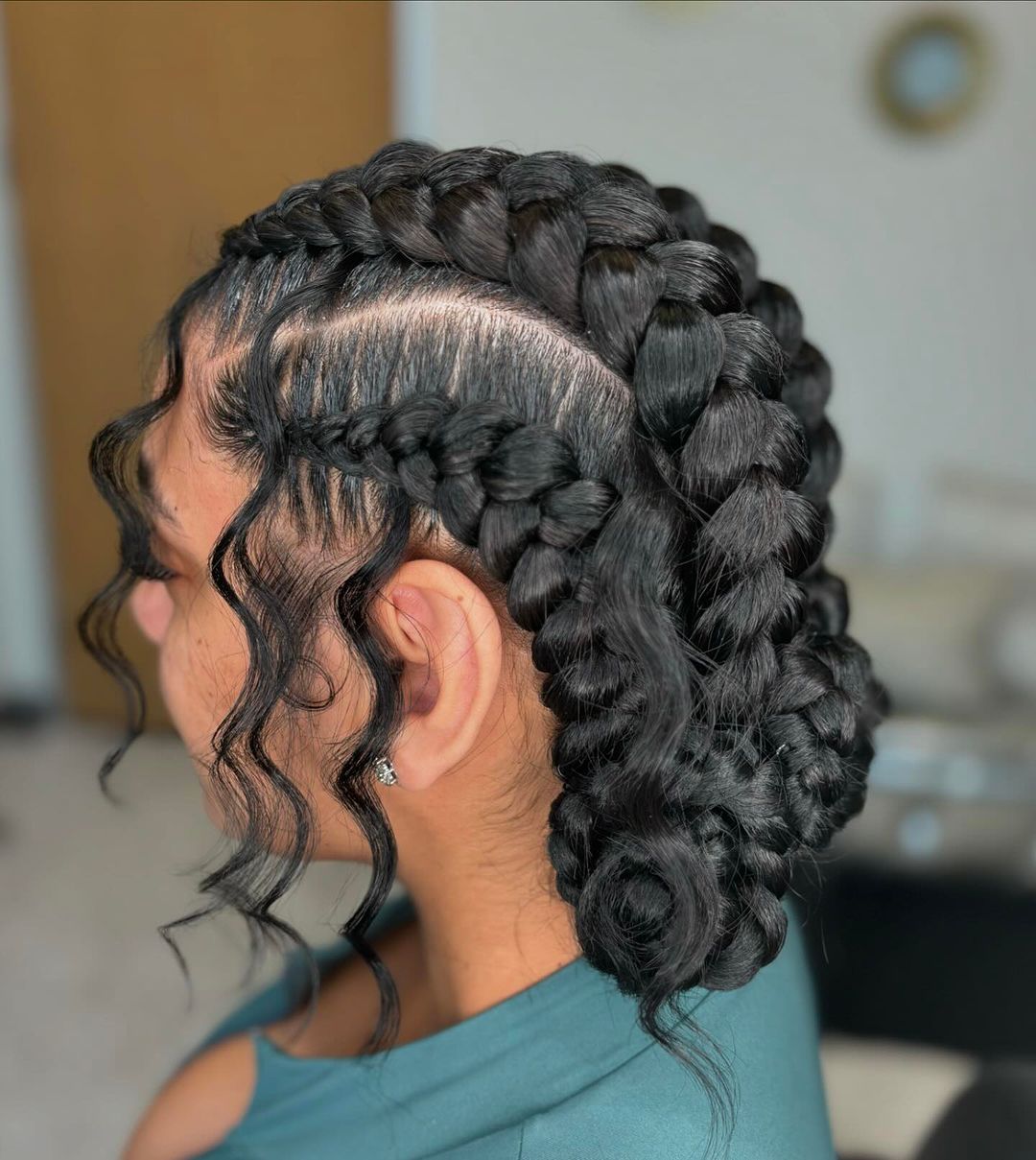 Woven Braided Updo Woven Braided Updo — Braided Updos for Black Hair