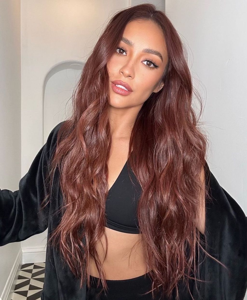 Natural Reddish-Brown Air-Dried Natural Reddish-Brown Air-Dried — Red Brown Hair