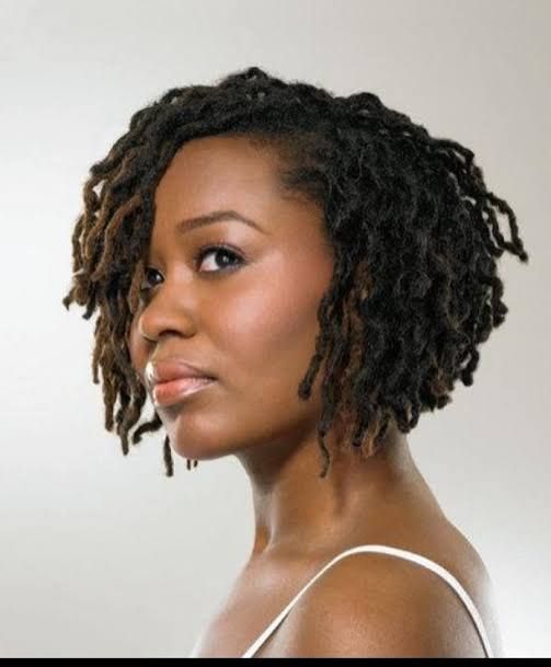 Textured Bob Between Ear and Chin — Loc Bob