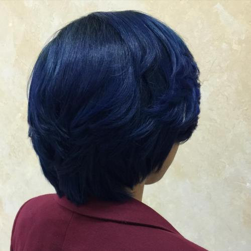 Solid Dark Blue Visual Idea Solid Dark Blue Visual Idea — Blue Hair