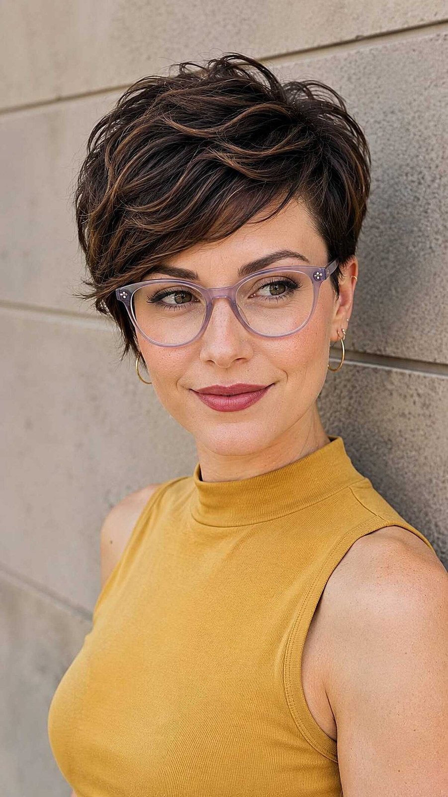 25 Chic Pixie Cuts for Women With Glasses That Look Stylish at Any Age
