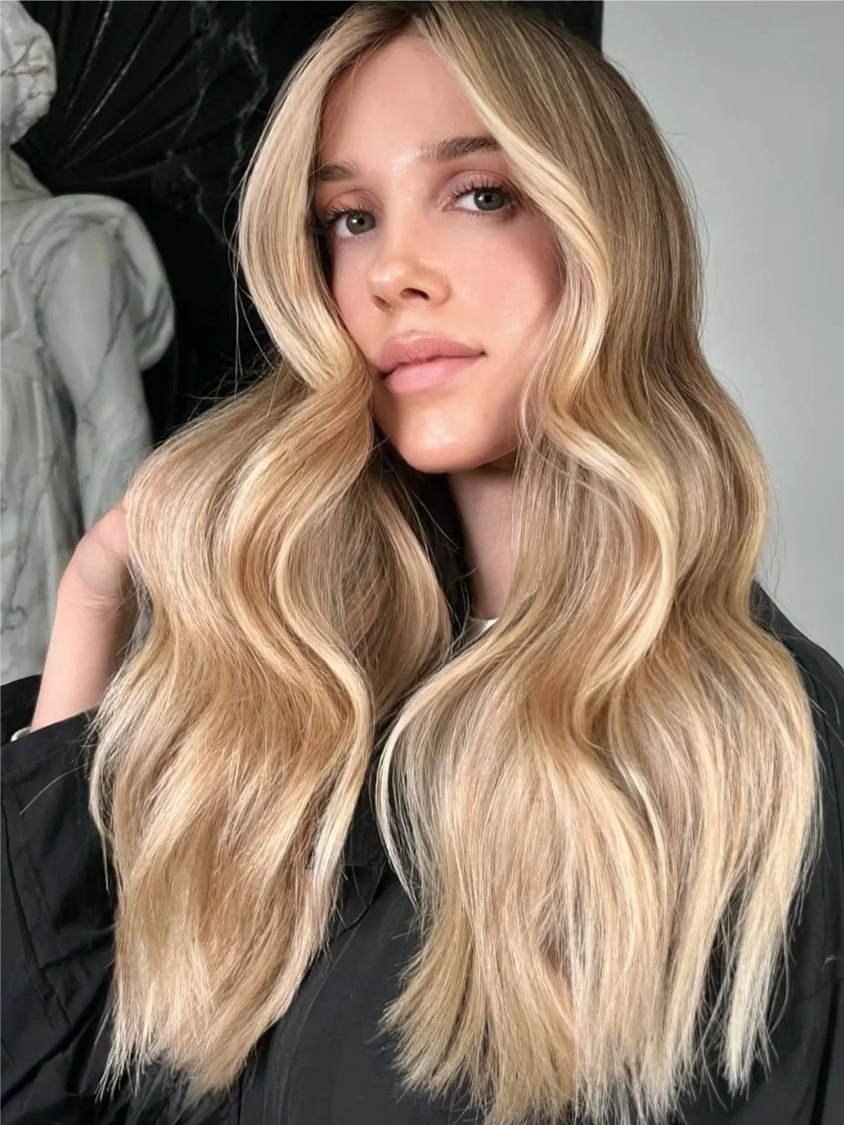 Air-Dried Ash Blonde With Curtain Bangs — Old Money Hairstyles