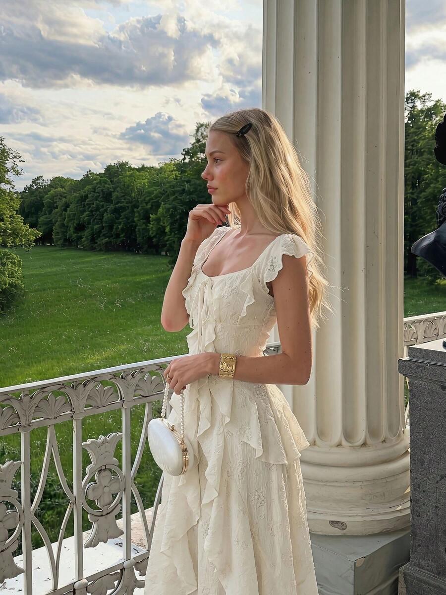 Ethereal Angelcore Layered Outfit | shoppin'