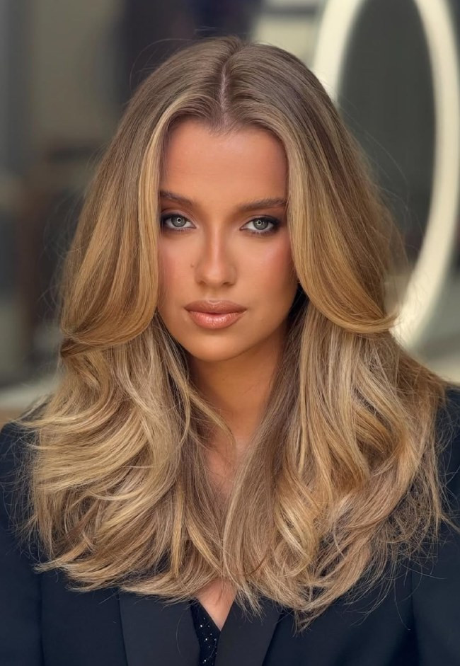 Layers Visual Idea — Brown and Blonde Hair