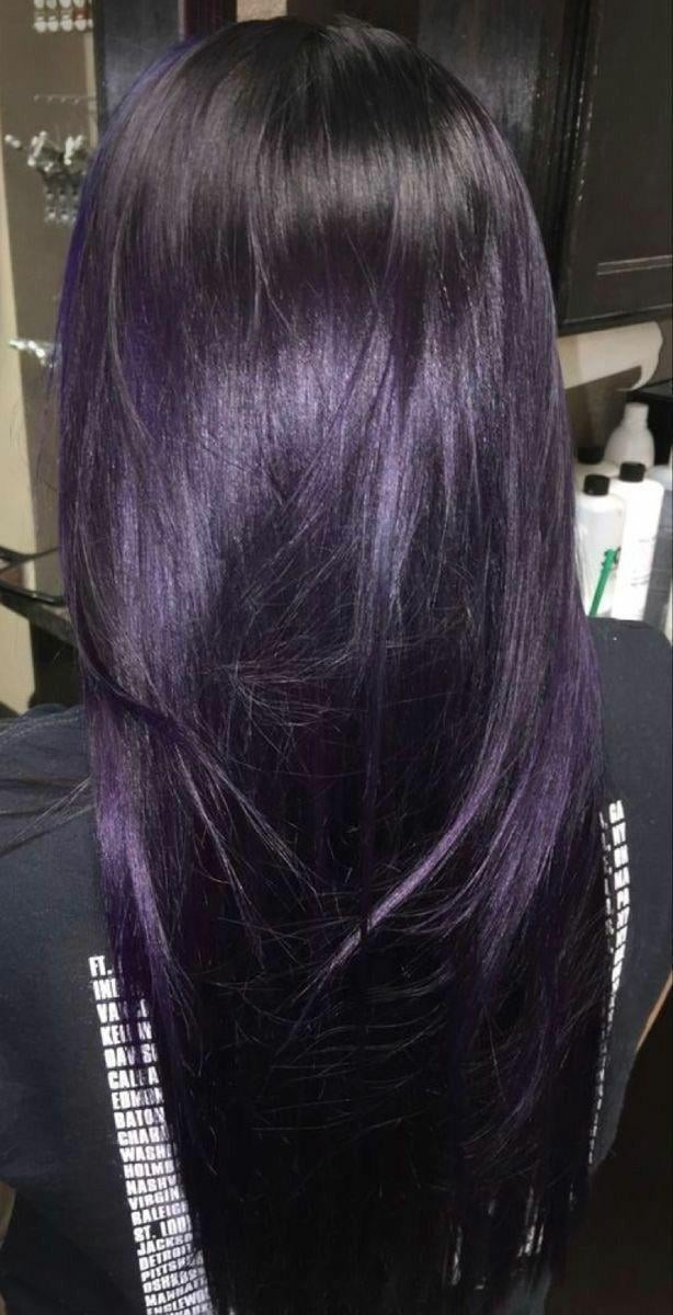 Mid-Back Visual Idea — Purple Hair