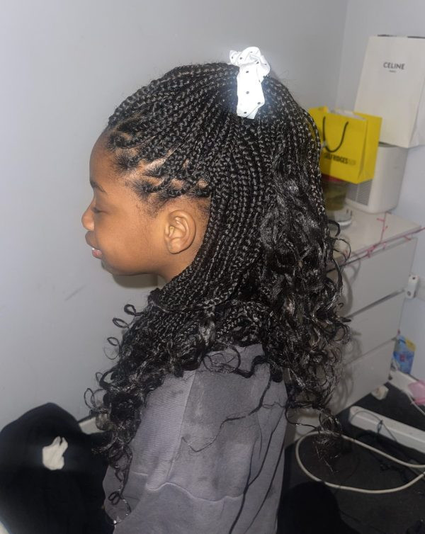 Box Braids With Curly Extensions Box Braids With Curly Extensions — Kids Box Braids