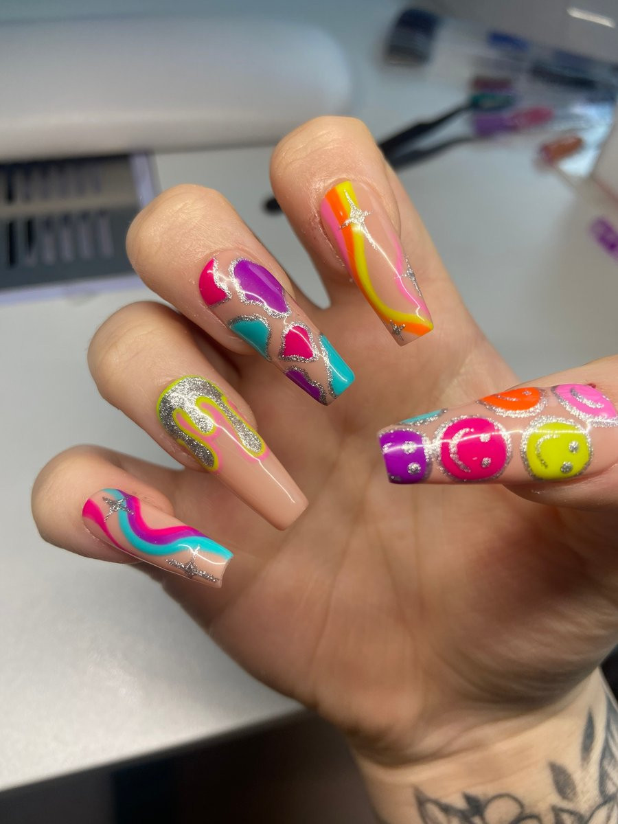 Party Visual Idea Party Visual Idea — Rave Nails