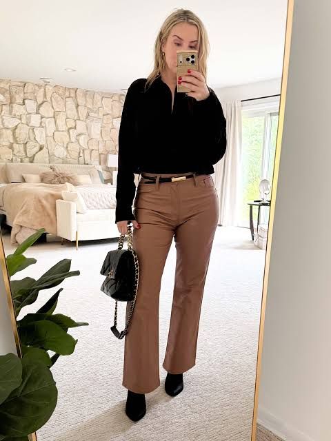 Crossbody Belt Bag with Flared Trousers — Belt Bag Outfits