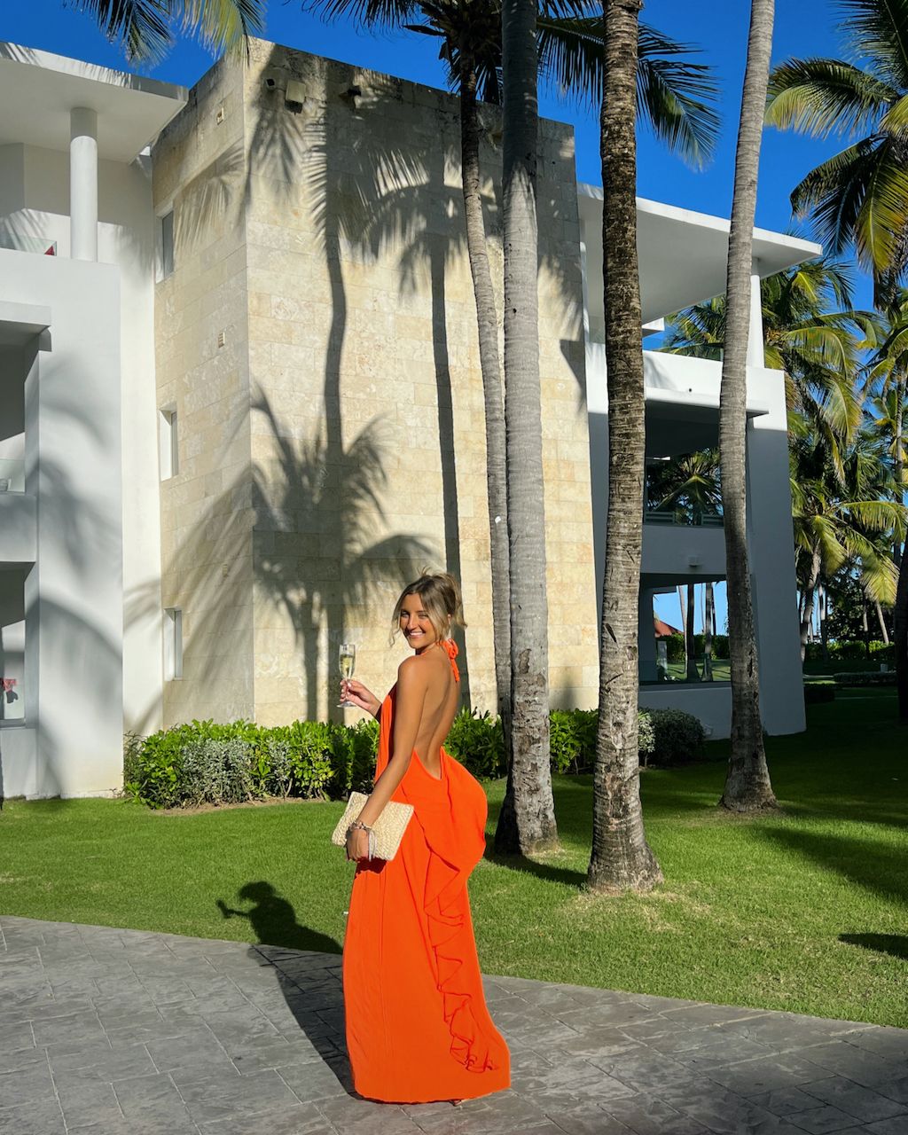 Halter Neck Maxi Dress for Elegant Evening Affairs Halter Neck Maxi Dress for Elegant Evening Affairs — Dominican Republic Outfits