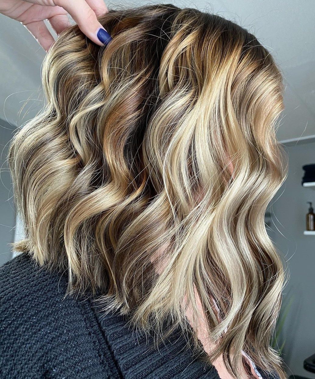 Blonde With Prominent Dark Brown Lowlights Blonde With Prominent Dark Brown Lowlights — Lowlights on Blonde Hair