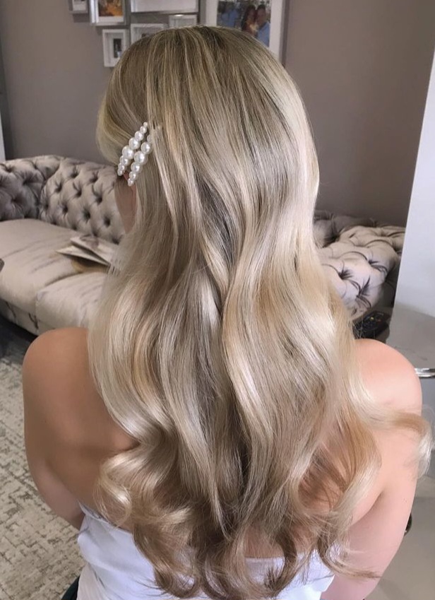 Shoulder-Length Visual Idea — Wedding Hairstyles for Long Hair