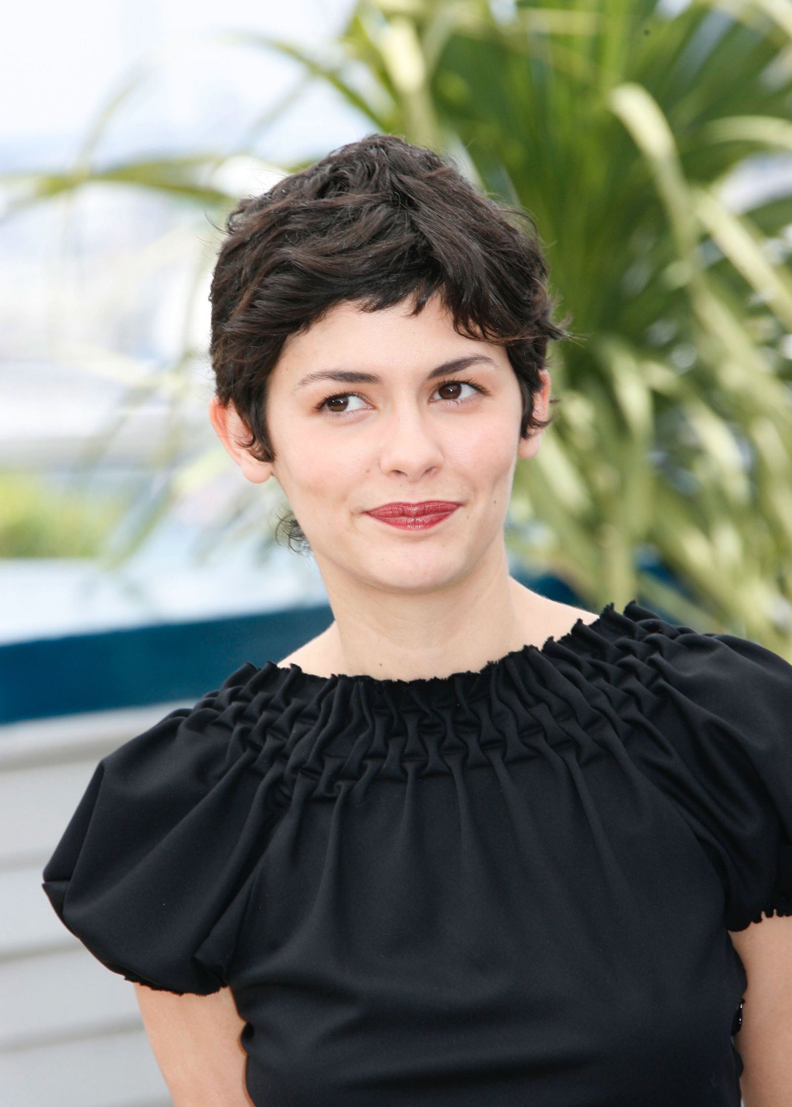 Textured Dark Brown Wavy Pixie — Pixie Cut for Thin Hair