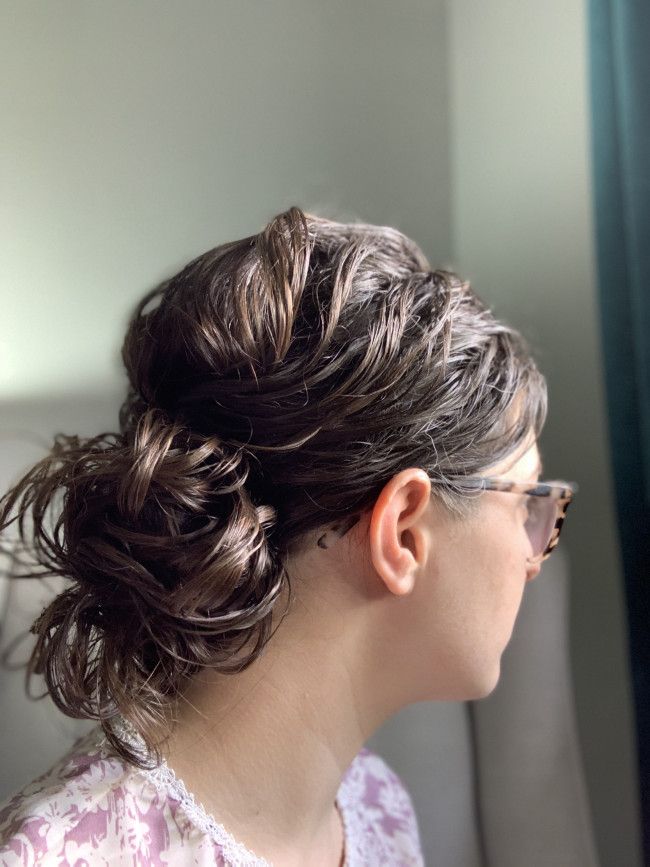 No Bangs Visual Idea — Church Hairstyles