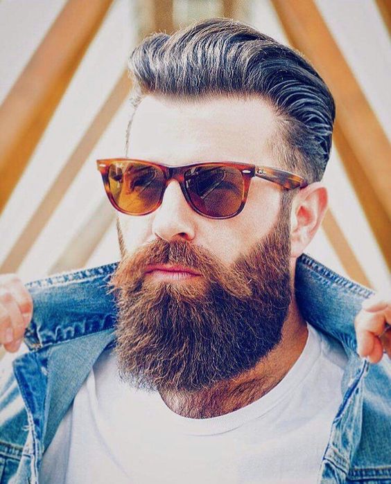 Long Full Beard Dark Brown Grey Long Full Beard Dark Brown Grey — Beard Styles