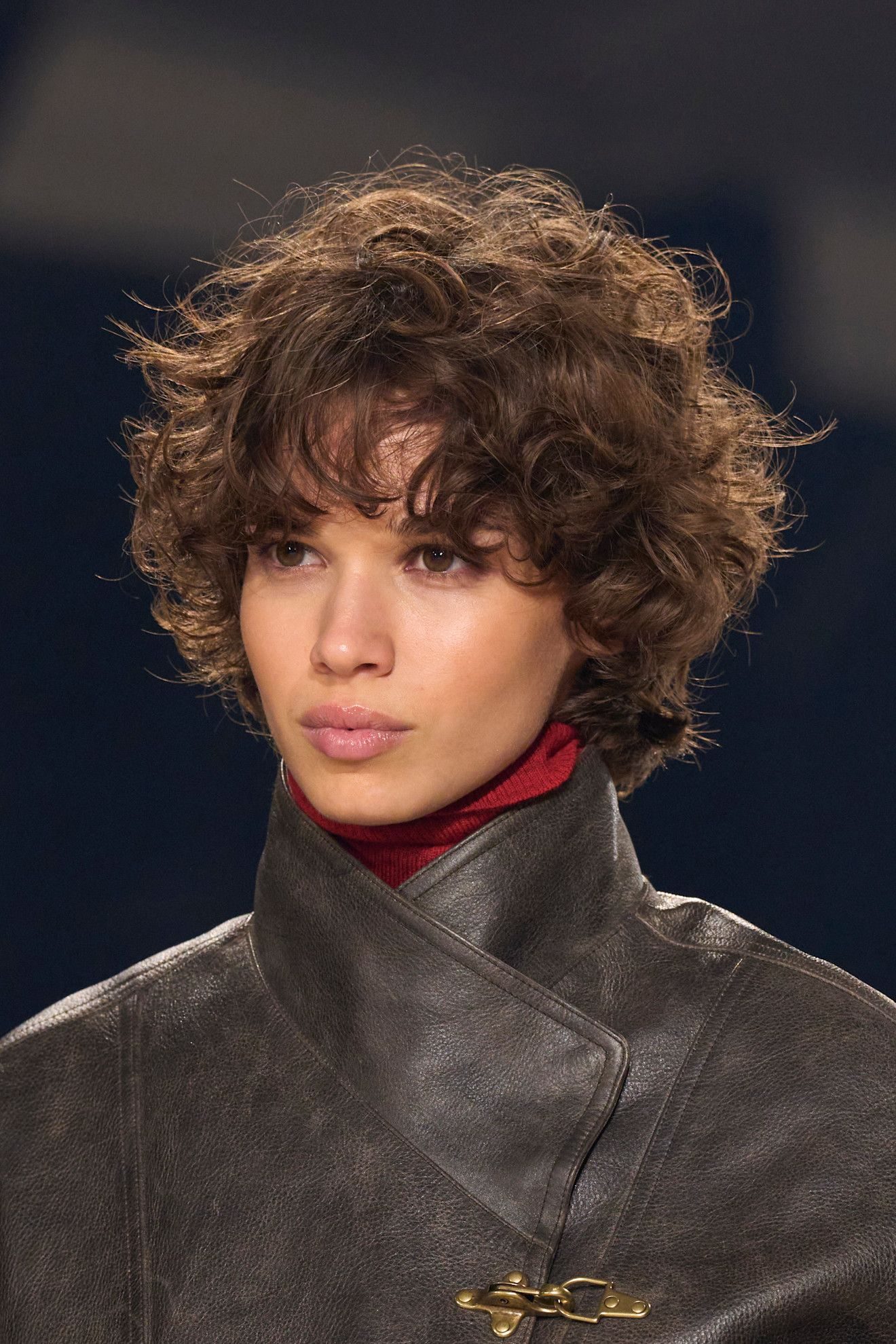 Textured Dark Brown Curly Pixie Textured Dark Brown Curly Pixie — Short Curly Hairstyles